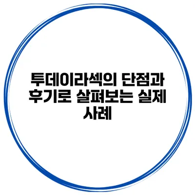 투데이라섹의 단점과 후기로 살펴보는 실제 사례